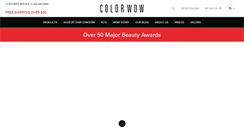 Desktop Screenshot of colorwowhair.com